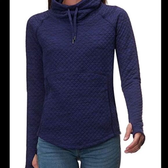 Marmot Annie Long Sleeve Pullover Sweatshirt Deep Dusk Blue NEW - Picture 1 of 12